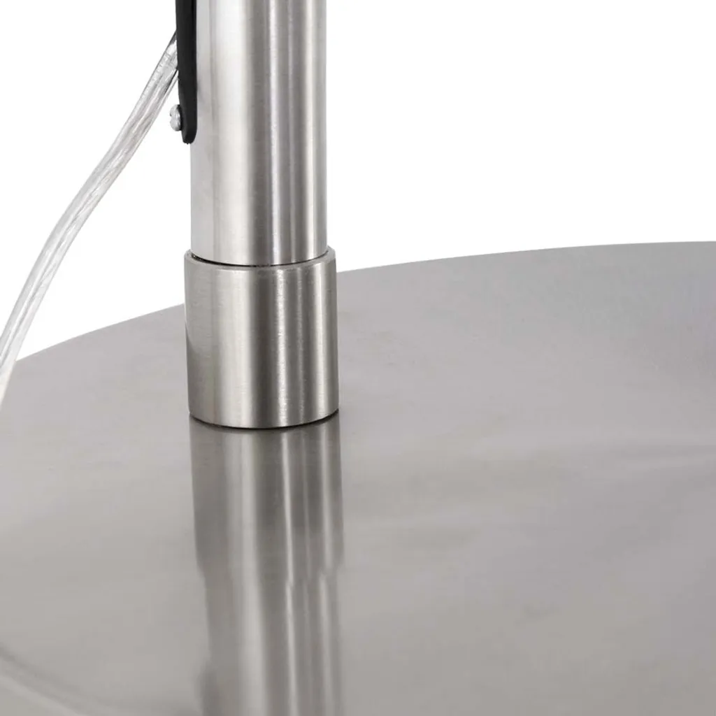 Steinhauer Sparkled Light 3806ST Lampadaire Arc en Acier Satiné E27 - 7