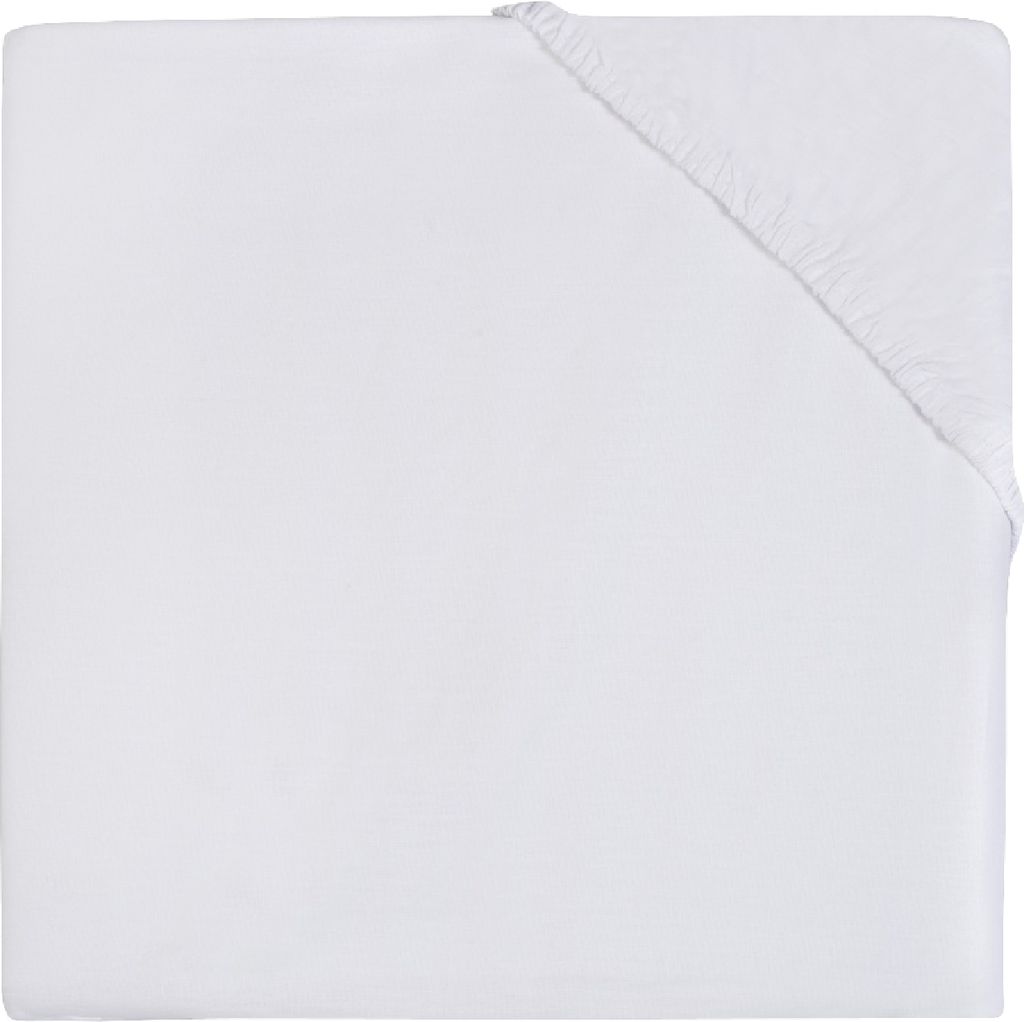 Jollein Spannbettlaken Jersey 60 x 120 cm Weiß