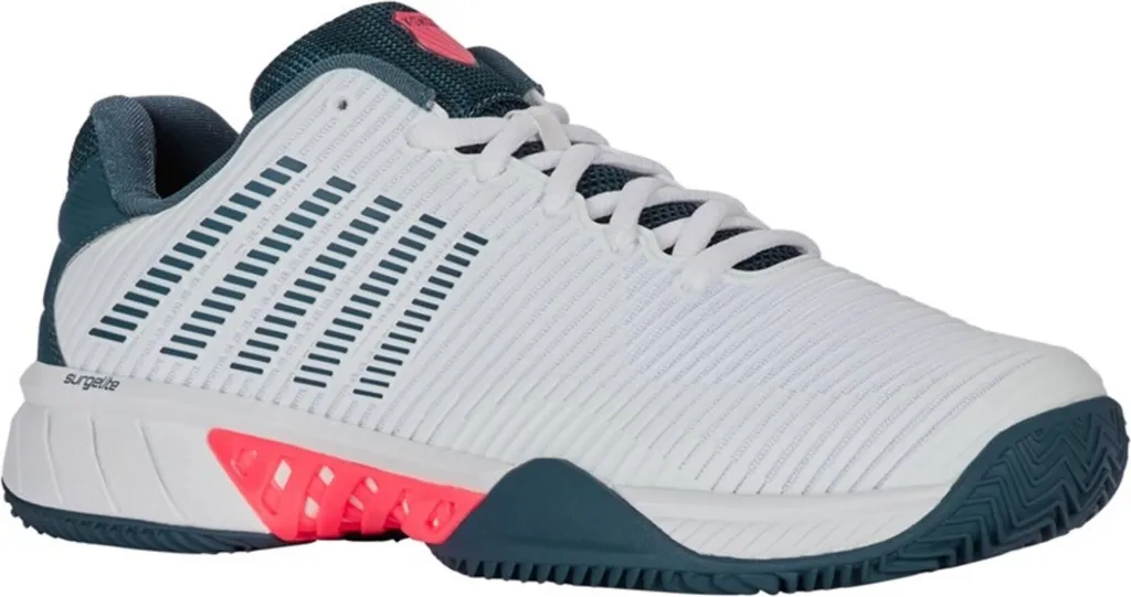 K-Swiss Hypercourt Express 2 Clay Blanche et Noire Amorti Dynamique 9