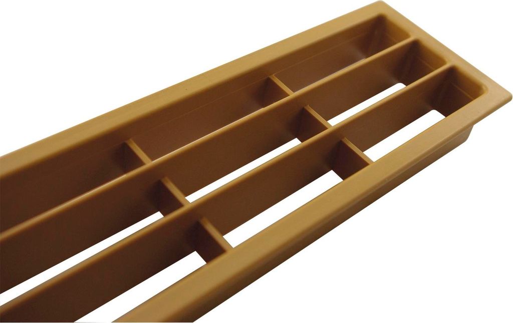 Lüftungsgitter Abluftgitter Möbelbeschlag 458 x 65 mm Produktbild 