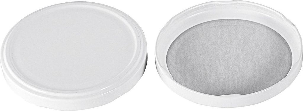 Viečko Twist-off odolné voči pasterizácii Ø89 mm biele Obrázok produktu 