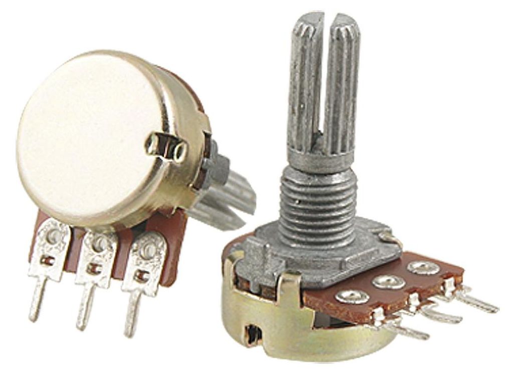 200?KOhm Single Linear Taper Rotary Potentiometer?šC?Silber (2-teilig) de