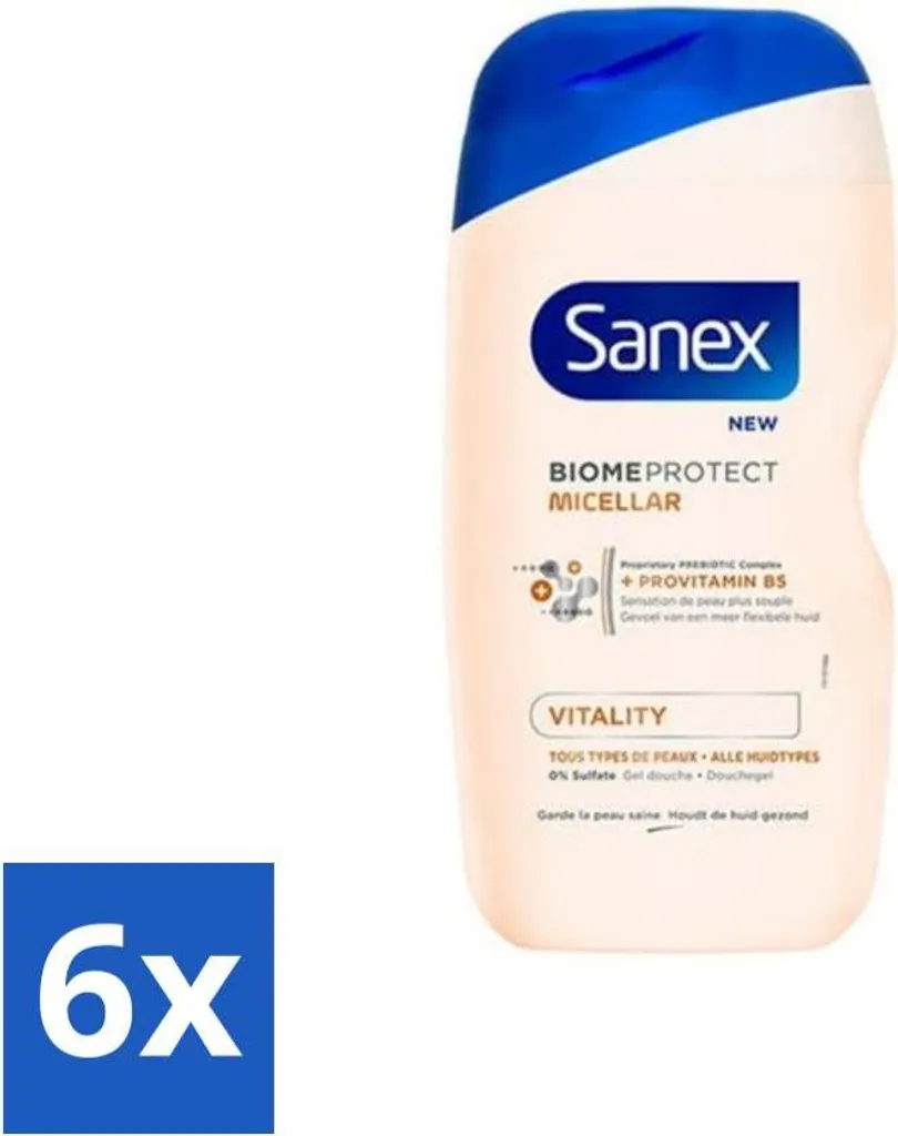 Gel douche sans sulfate Sanex BiomeProtect Vitalité pour toute peau