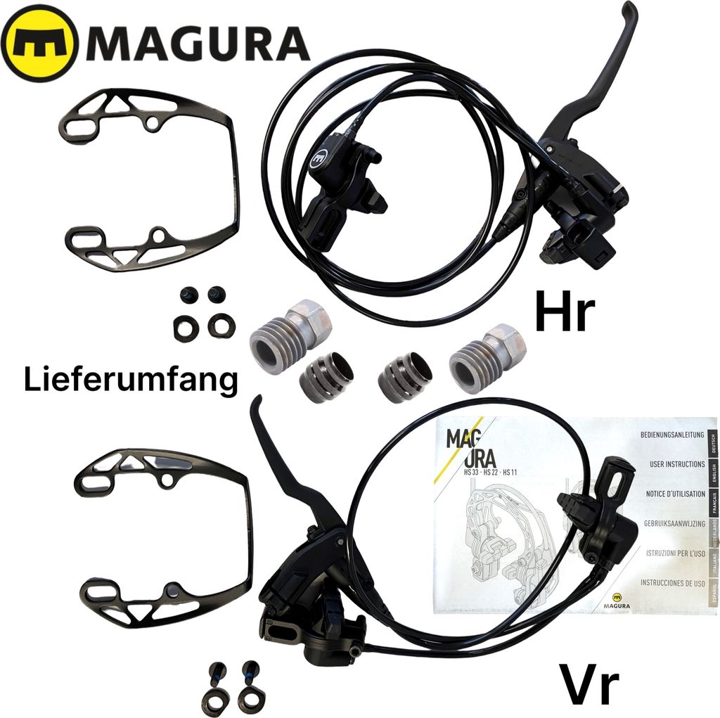 Magura HS11 Hydraulische Fahrrad Felgenbremse Komplett Set Produktbild 4