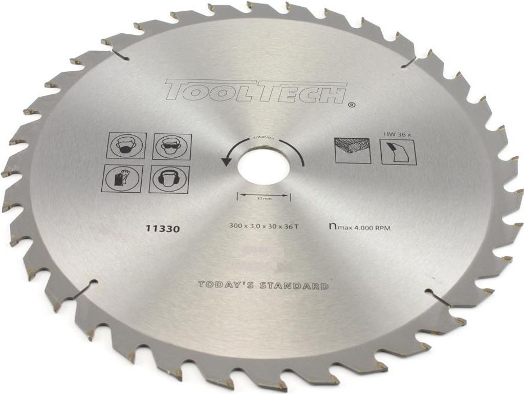 Veto 11330 Kreissägeblatt 300 x 36T x 30 ATB für Holz und PVC