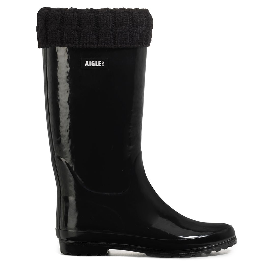 Aigle Eliosa Regenstiefel Gummistiefel Damen noir schwarz 40