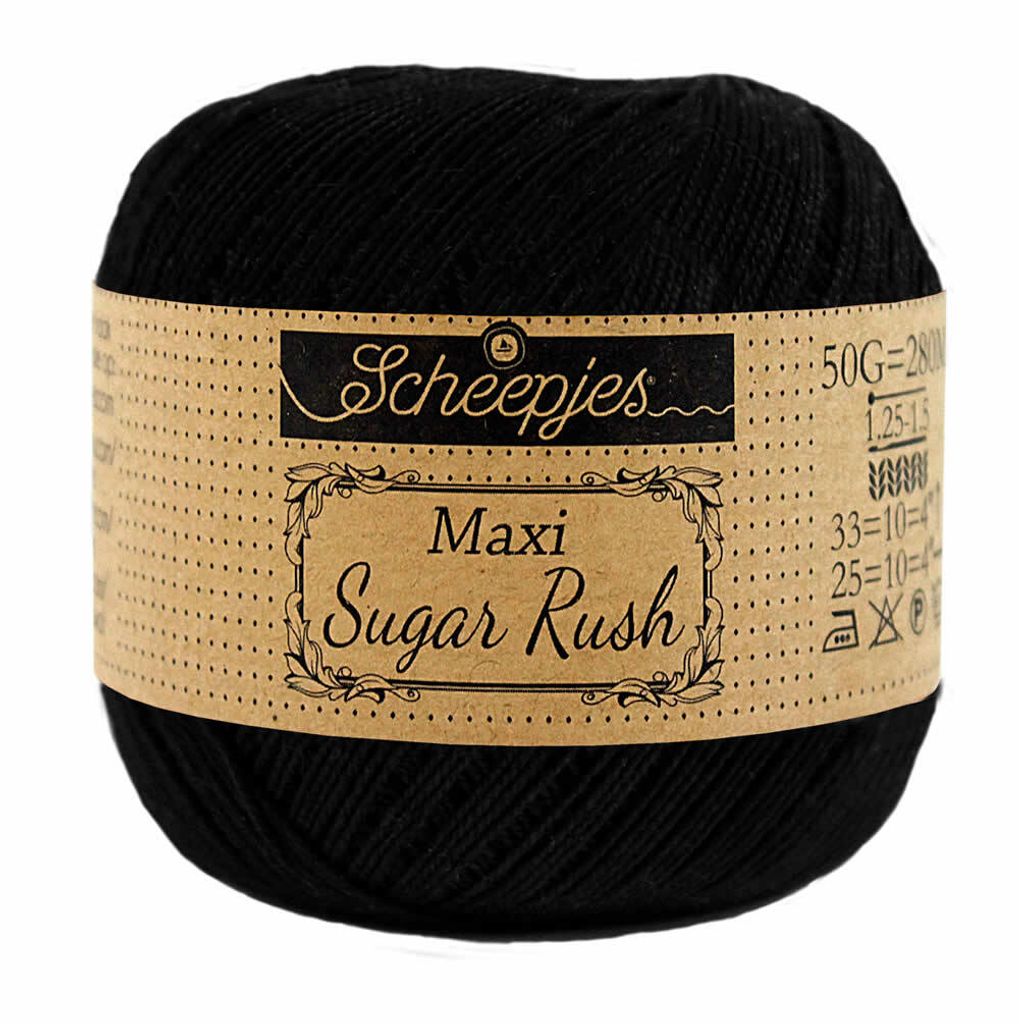 Scheepjes Maxi Sugar Rush 50g (110) Black Produktbild 