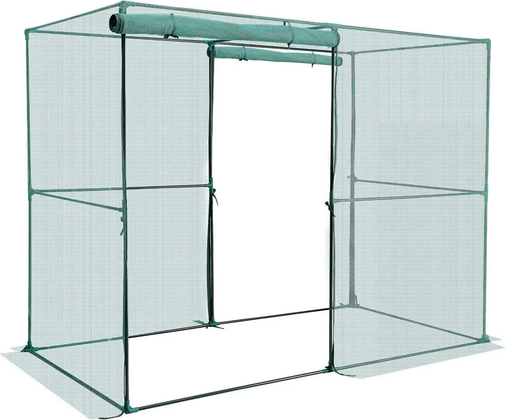 Cage pour cultures 2,39 x 1,2 x 1,8 m avec filet de protection tomates