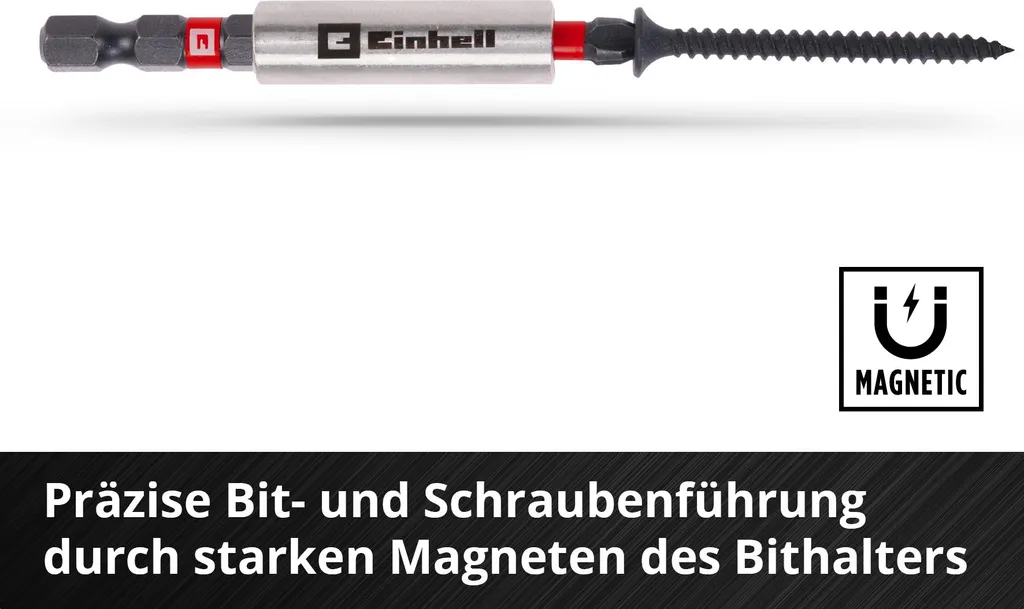 Coffret d'accessoires de perçage et vissage mixte 39 pièces Einhell - 6