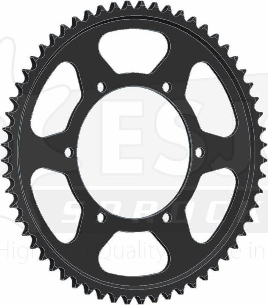Esjot Kettenrad 428 58z Stahl schwarz