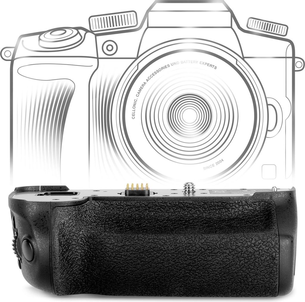CELLONIC Batteriegriff DMW-BGG9 kompatibel mit Panasonic Lumix G9 Akkugriff für DMW-BLF19 Battery Grip - Kamera Hochformatgriff, Multifunktions Ha...