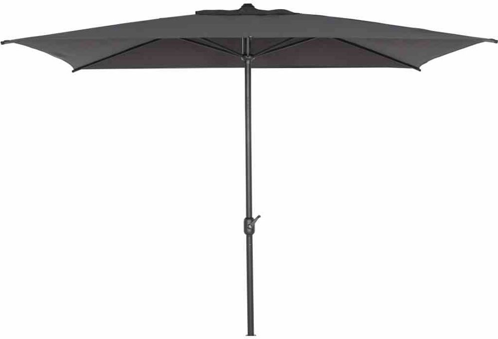 Sonnenschirm >Isa< in anthrazit - 200x255x300 (BxHxT) Produktbild 