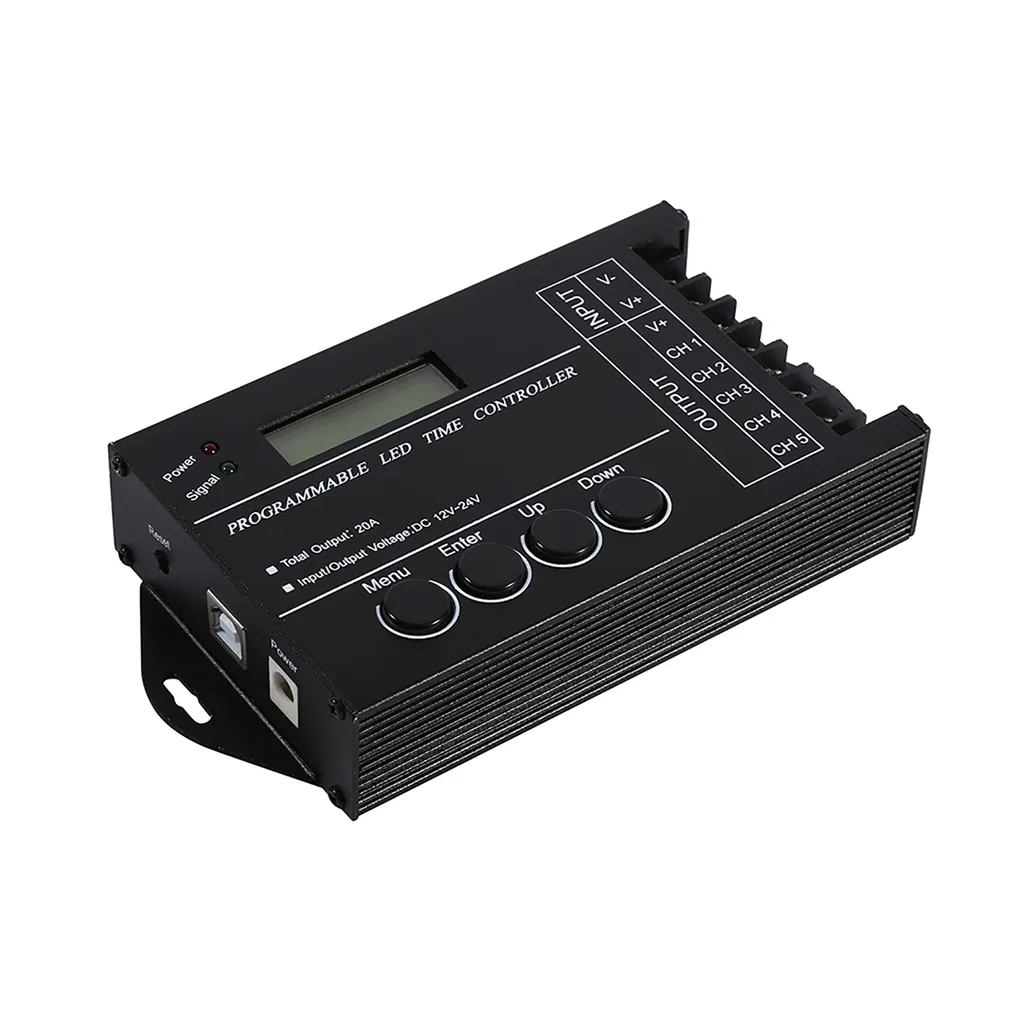 Controller Tempo Programmabile LED 12V/24V 20A - Alba e Tramonto Acquario