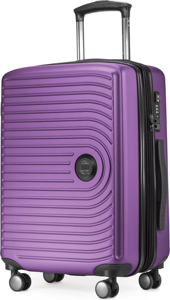 HAUPTSTADTKOFFER Mitte - Handgepäck Trolley erweiterbar Koffer 4 Rollen 55x40x23 cm Cary-On suitcase Hand Luggage 55 L Hardcase Bordgepäck Luftha...