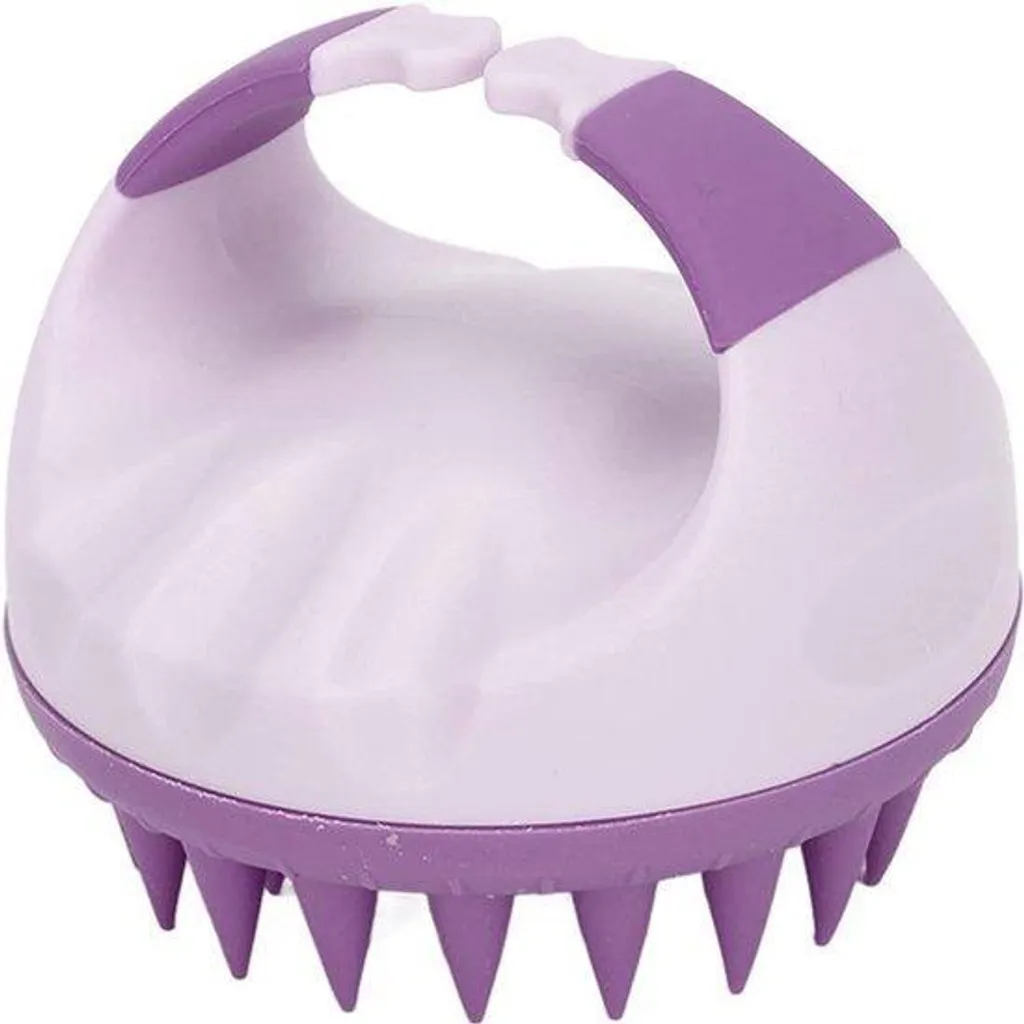 Brosse de massage cuir chevelu silicone étanche pour lavage des cheveux