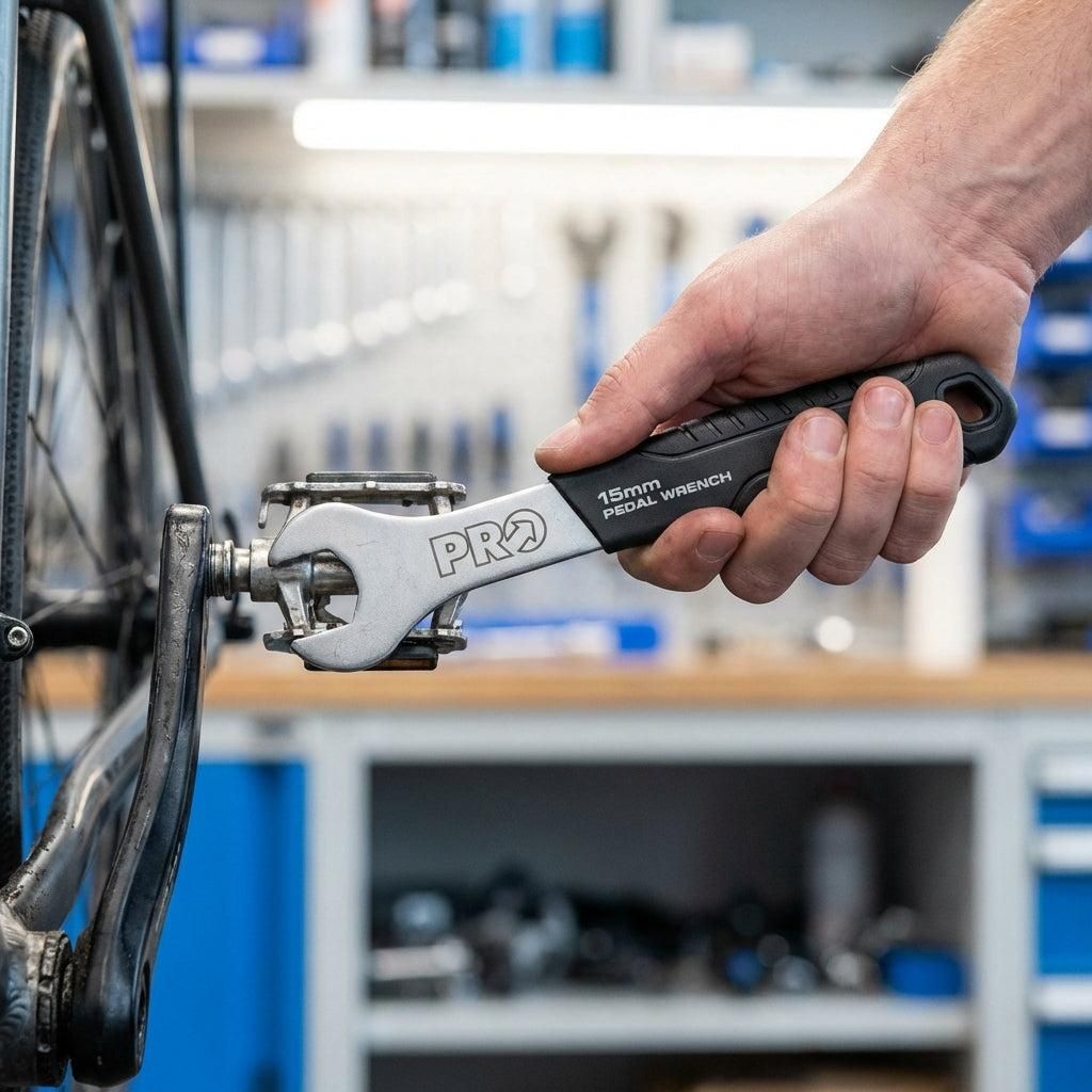 PRO Pedal Black 15 Schraubenschlüssel