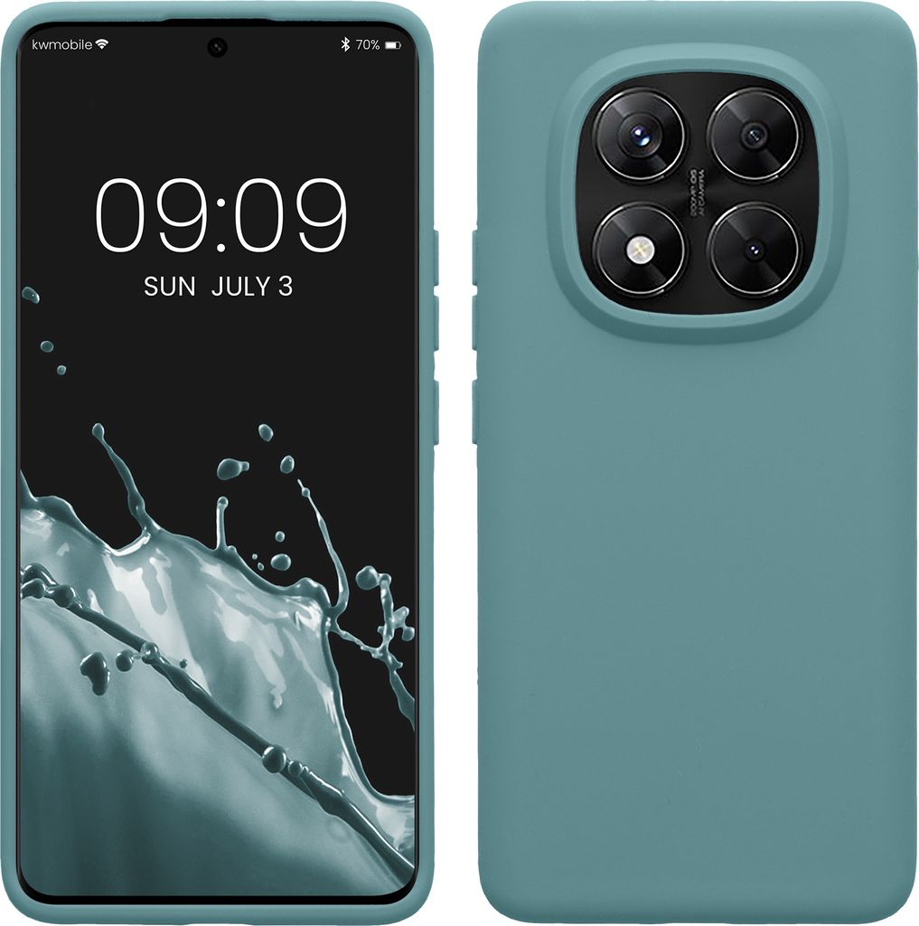 kwmobile Hülle kompatibel mit Xiaomi Redmi Note 14 Pro 5G / Redmi Note 14 Pro+ 5G / Poco X7 Hülle - Silikon Handy Case - Handyhülle weiche Oberf...