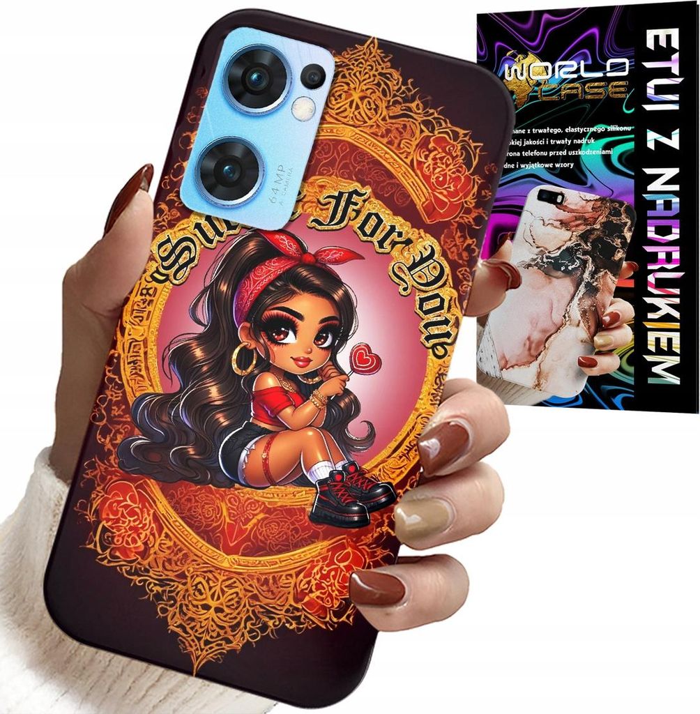 Hülle für Oppo Reno7 5G - "Sucker For You" Design + Schutzglas