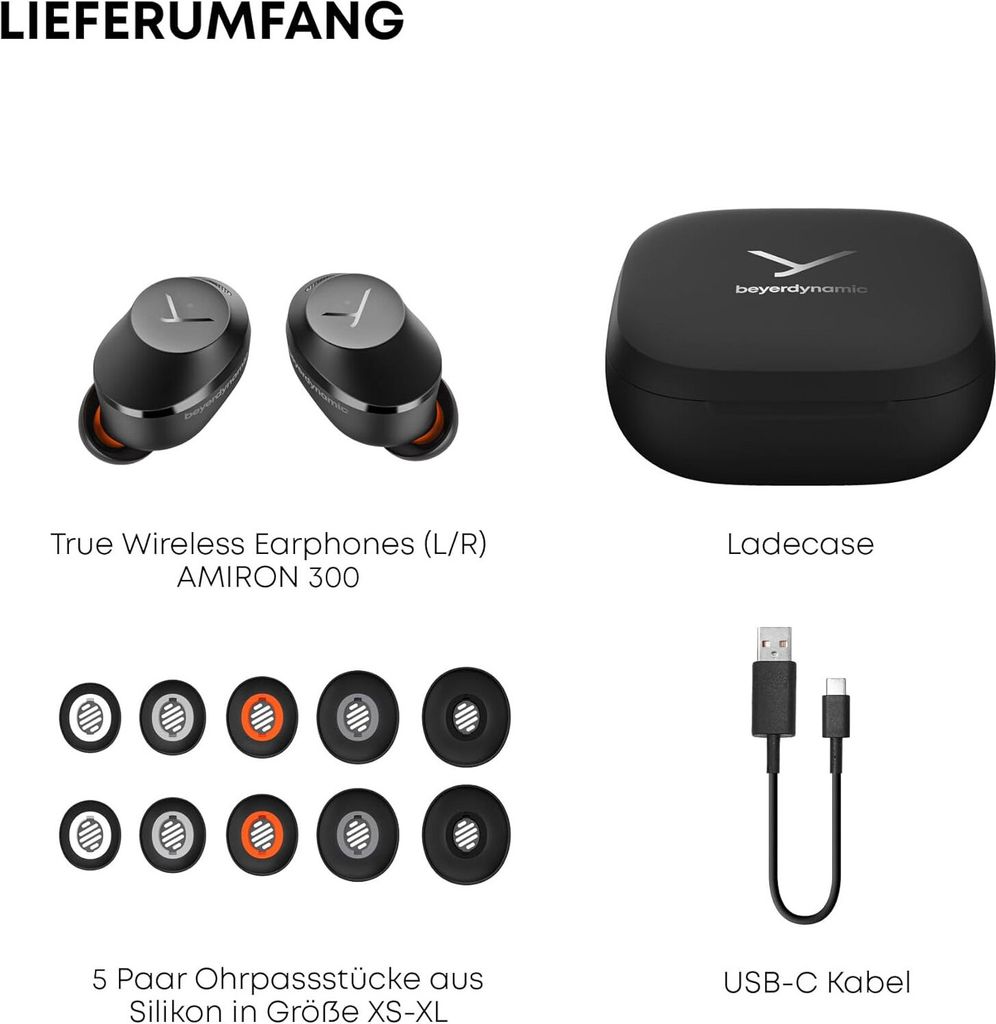 Beyerdynamic AMIRON 300 TWS black, Kabellos, Musik, 20 - Produktbild 