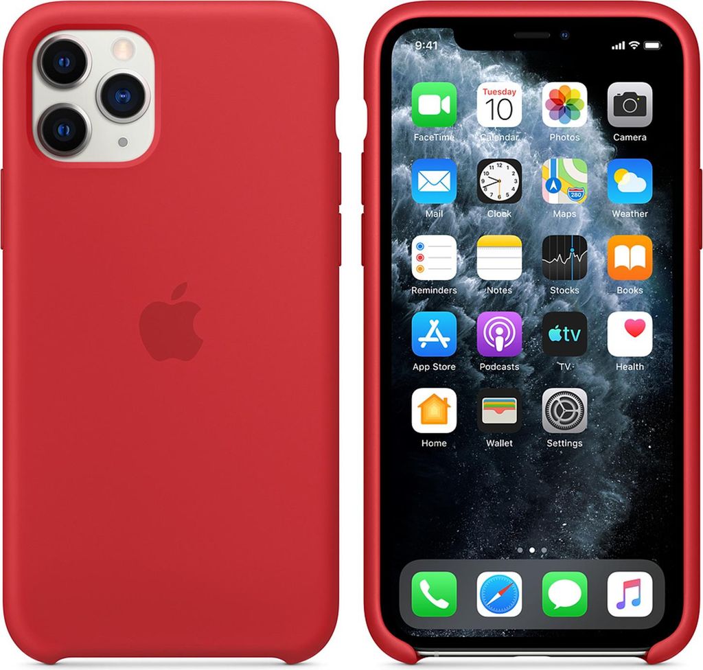 Etui silikonowe Apple iPhone 11 Pro czerwony Zdjęcie produktu 