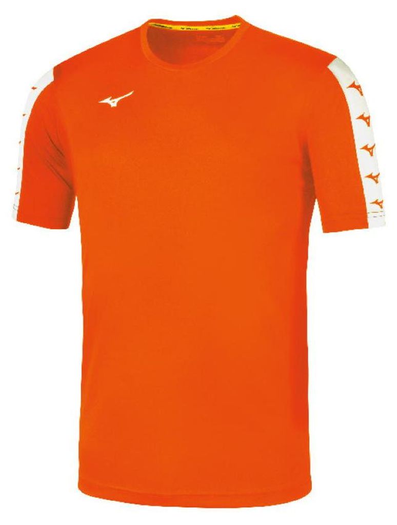 Mizuno Unisex TEAM NARA TRAIN. TEE - 32FA9A51, Farbe:Orange, Textil:XXL