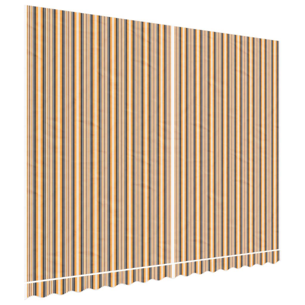 vidaXL Toile de store Multicolore Rayé 4x3 m Image du produit 