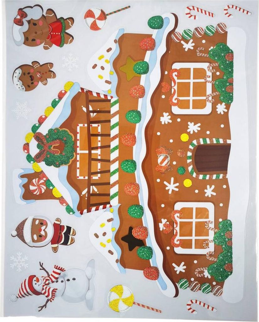 Lebkuchen-dekofenster 38x30cm - Feeric Lights & Christmas