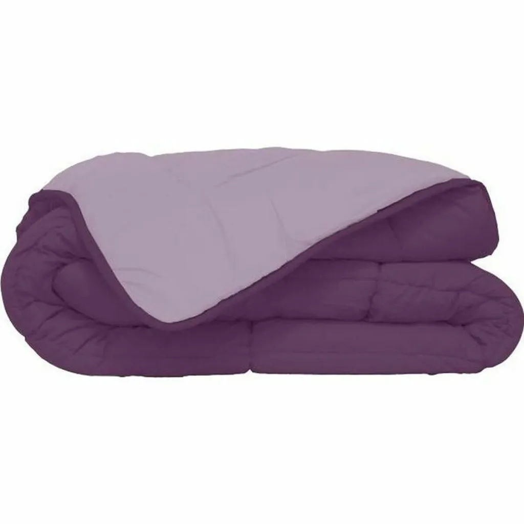 Couette hiver 240x260 cm Toison d'Or Calgary microfibre mauve 400g/m