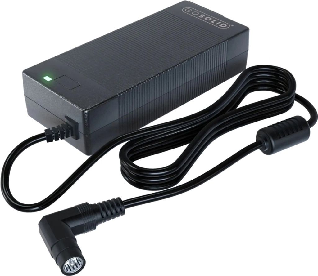 GO SOLID! Ladegerät Elektrisches Fahrrad - 29.4V 2A mit 1-poligem Stecker
