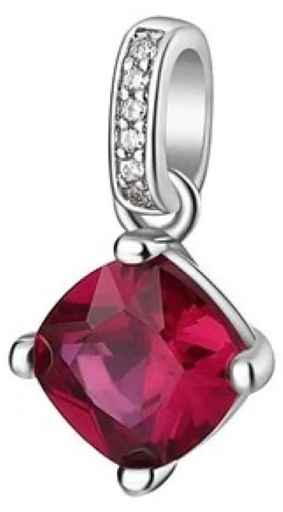 Pendentif rouge pour soirée en argent 925 Fancy Passion Ruby FPR17