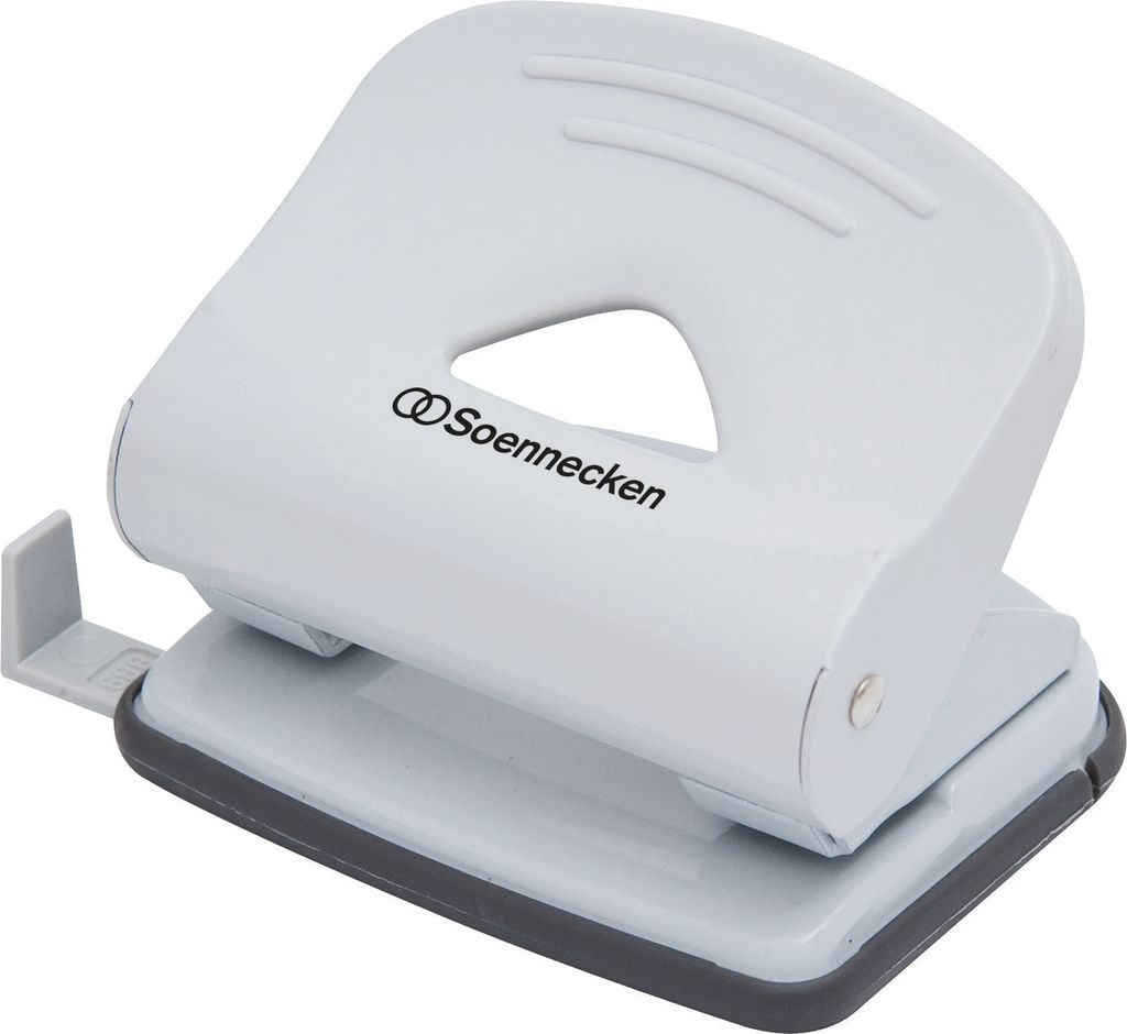 Soennecken Locher 3278 bis 25Blatt Metall lichtgrau