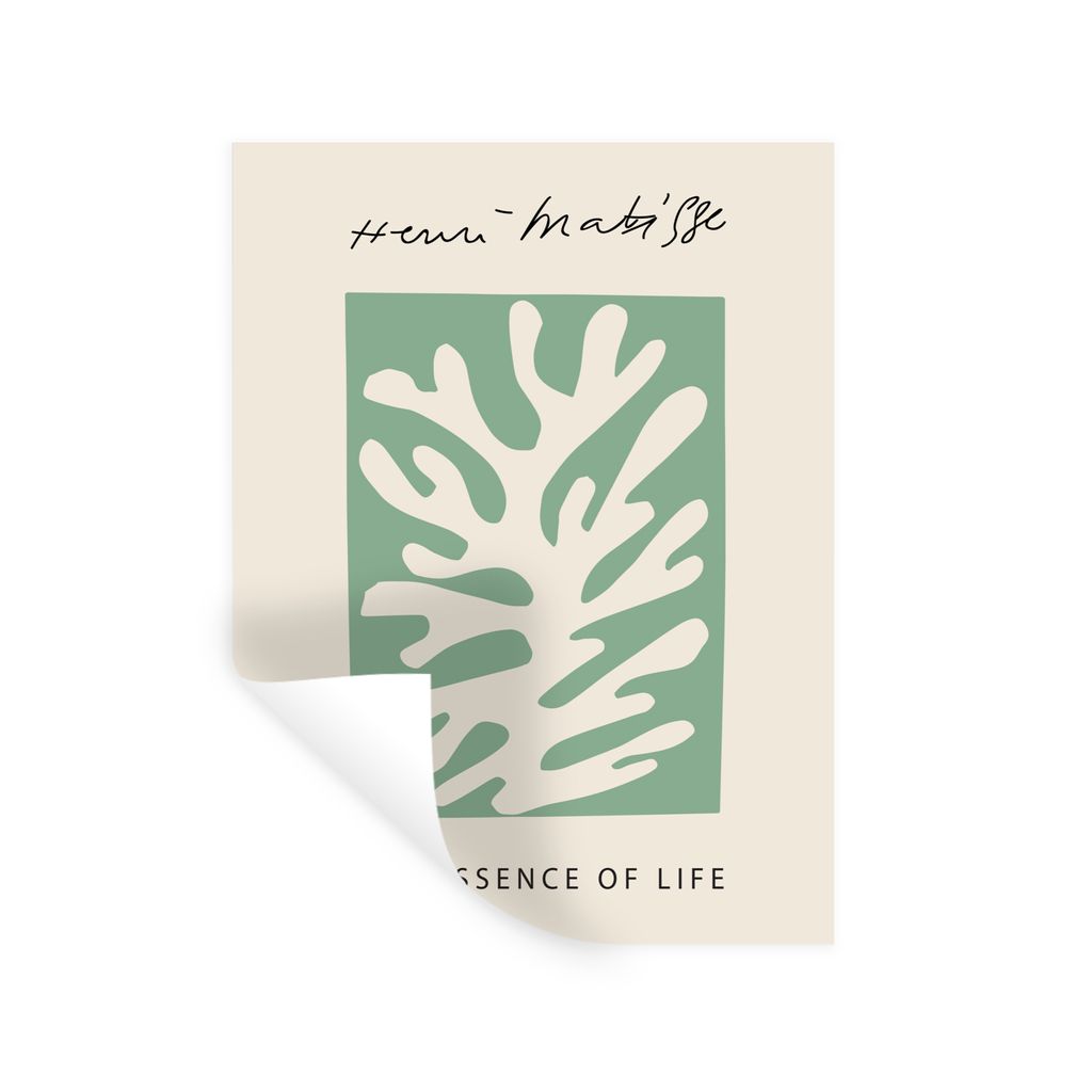 MuchoWow Wandtattoo Wandsticker Wandaufkleber Kunst - Natur - Formen - Abstrakt - Henri Matisse 30x40 cm Selbstklebend und Repositionierbar - Sti...