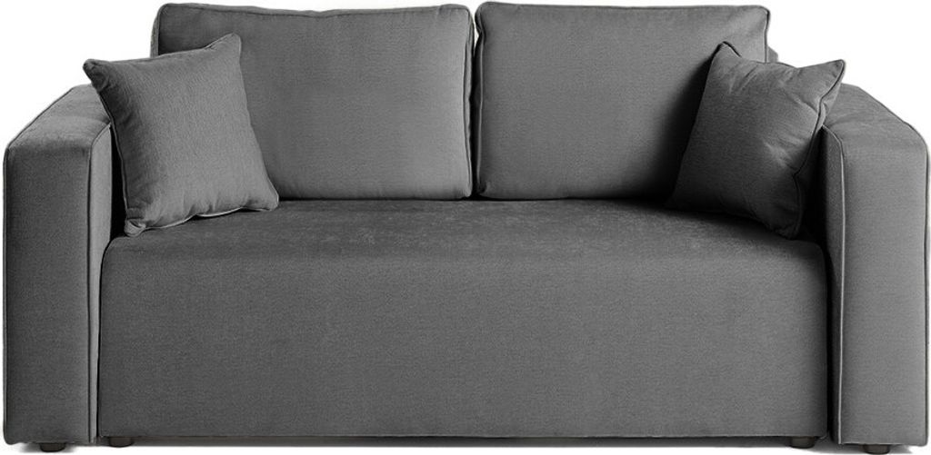 Best Möbel Topaze - 2-sitzer Einzelsofa - aus Stoff , Dunkelgrau