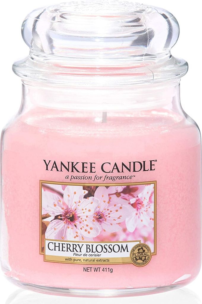 'YANKEE CANDLE Cherry Blossom', Medium Jar (411g)