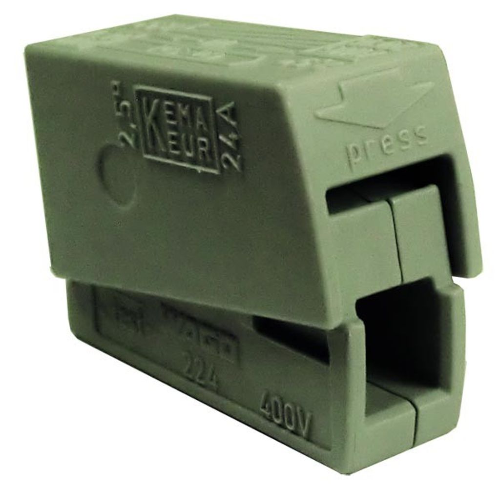 Wago Leuchtenklemme 1x 0,5mm²-2,5mm² - 224-101