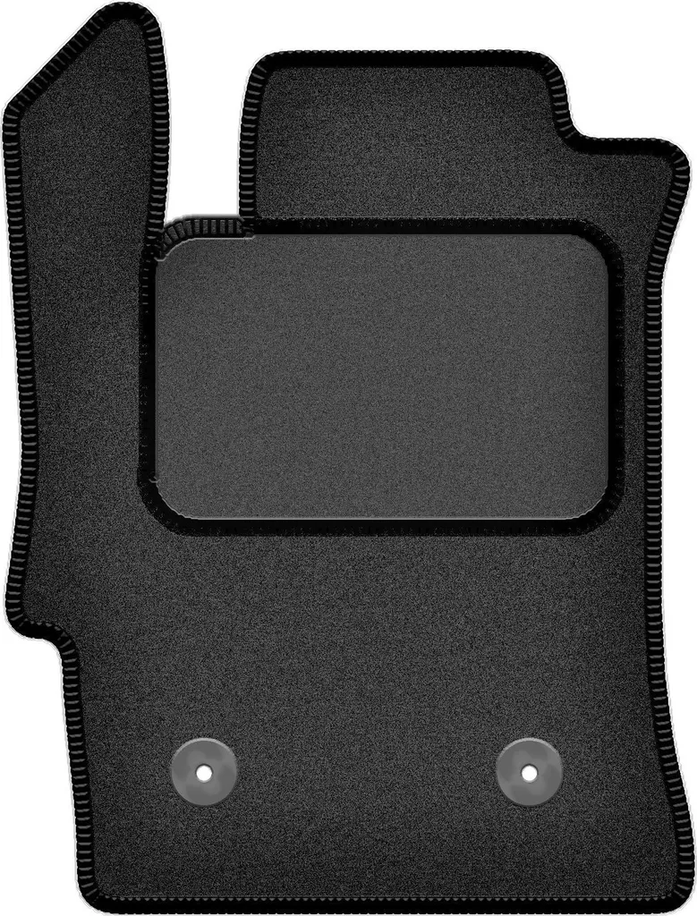 Tappetino conducente in velluto grafite compatibile con Renault Espace VI (2023-, SUV) – con fissaggi – su misura
