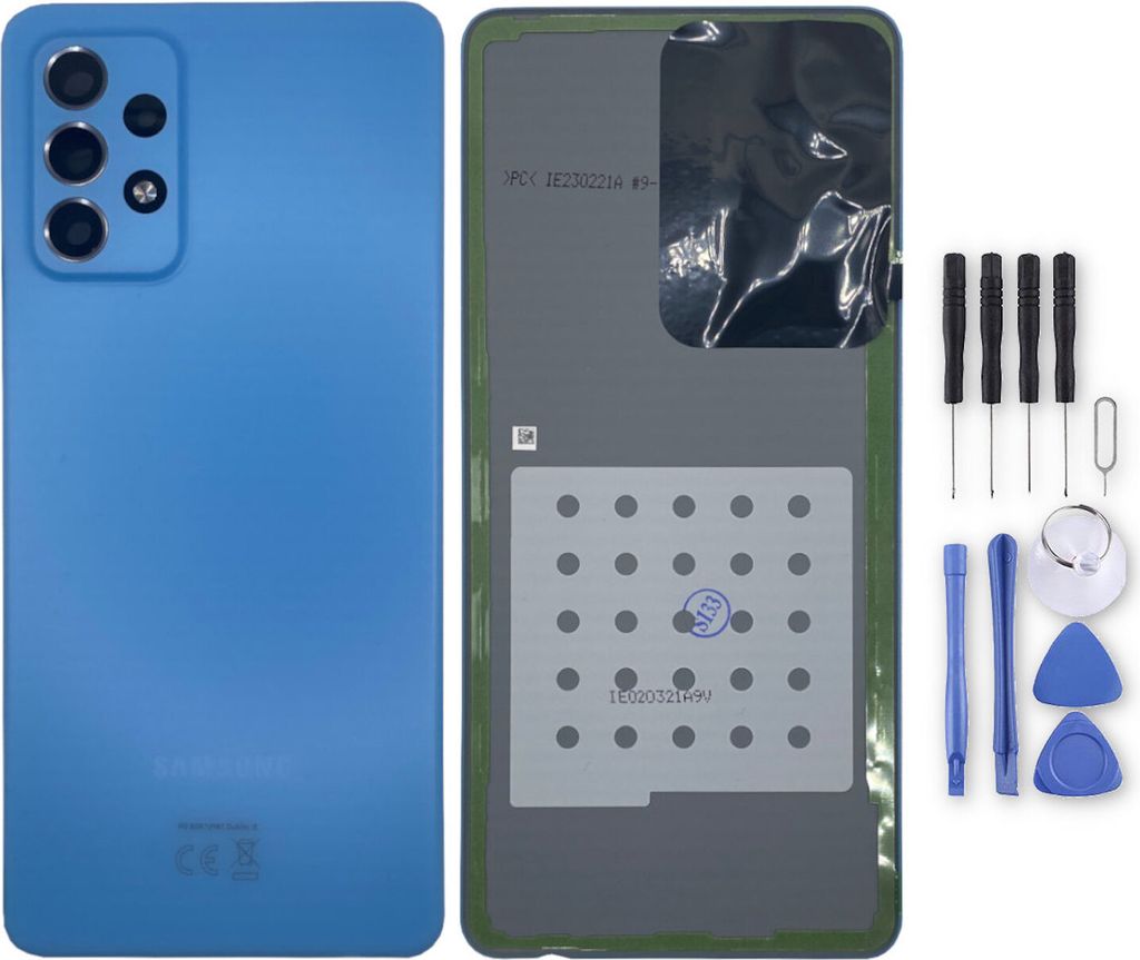 Samsung Akkudeckel Batterie Cover Galaxy A72 GH82-25448B Awesome Blue / Blau