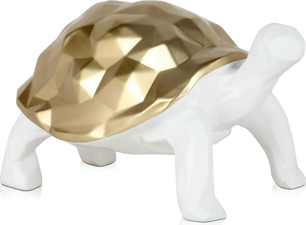 Statue Tortue Design Décorative en Résine - Sculpture Moderne pour Salon
