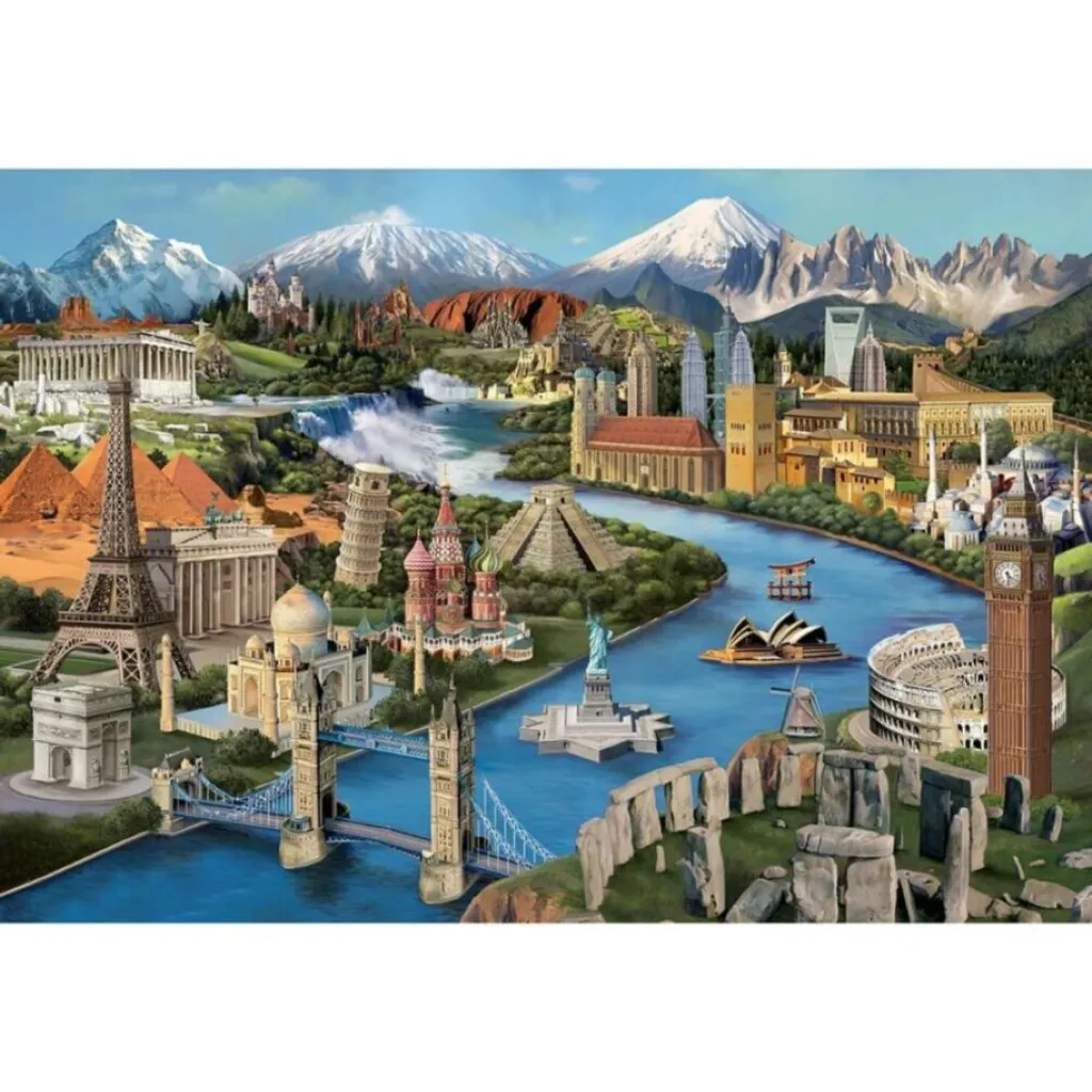 Puzzle 2000 pièces Anatolien Merveilles du Monde - Finition Mat Premium