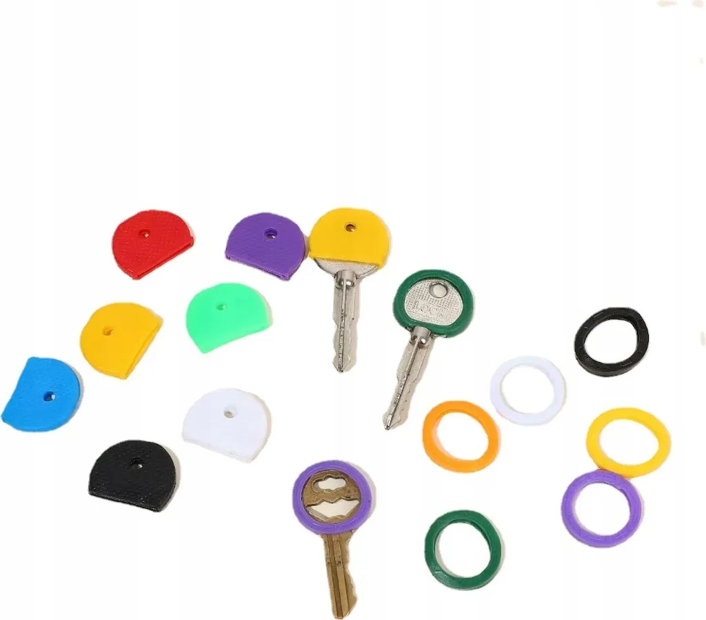 KEYS KIT 32pz ID Tag Silicone - Sistema Riconoscimento Chiavi Tonde