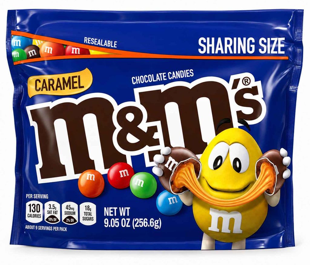 M&M's Karamelové v balení 256,6 g Obrázok produktu 