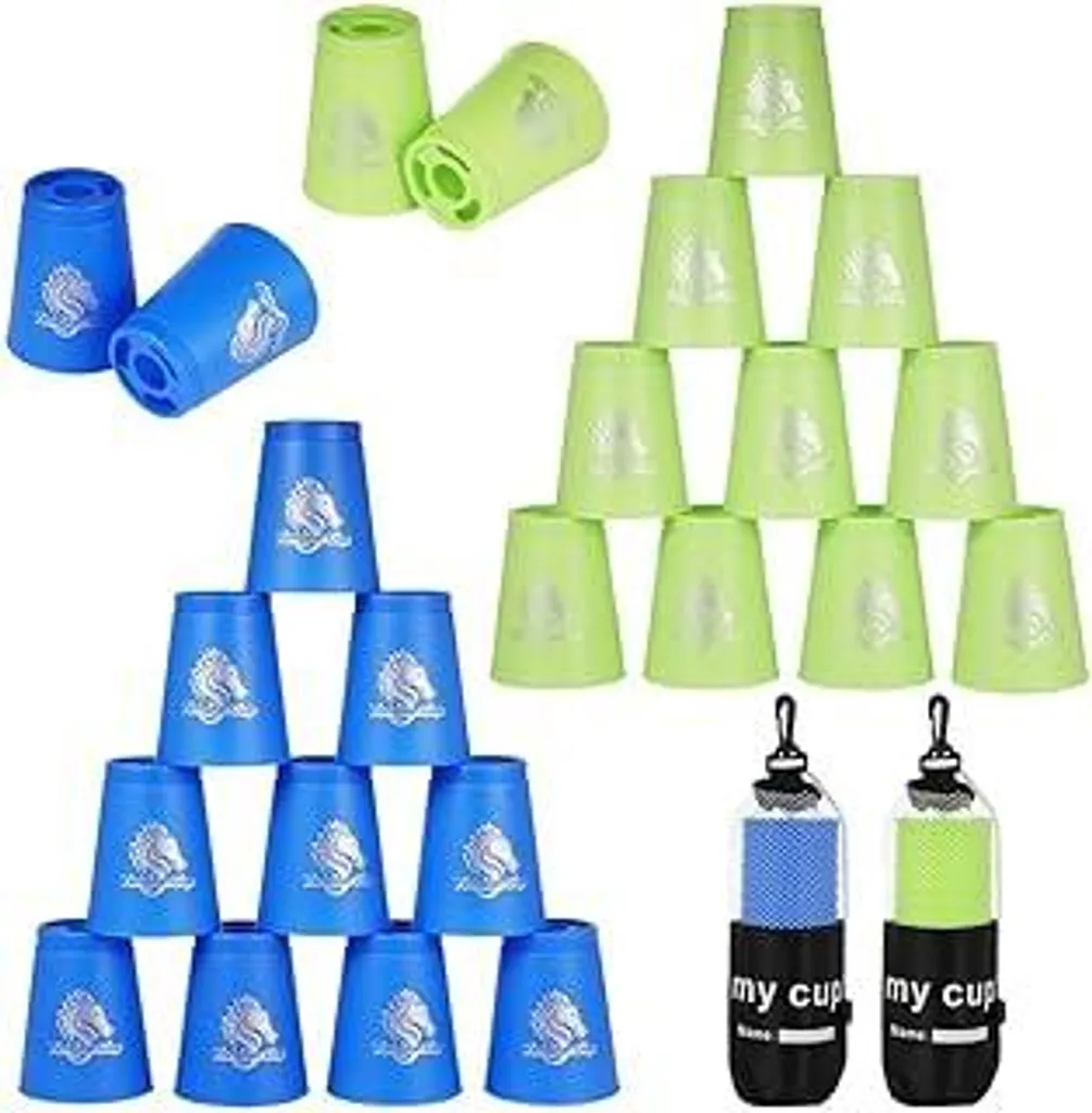 Yeesport Set 24 Cup Stacking Professionale: Agilità e Velocità Top