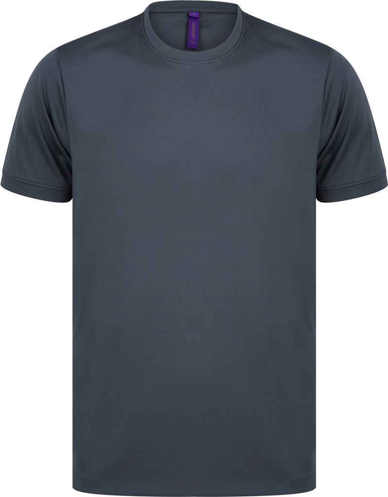 Henbury - "HiCool Performance" T-Shirt für Herren PC4384 (XL) (Anthrazit)