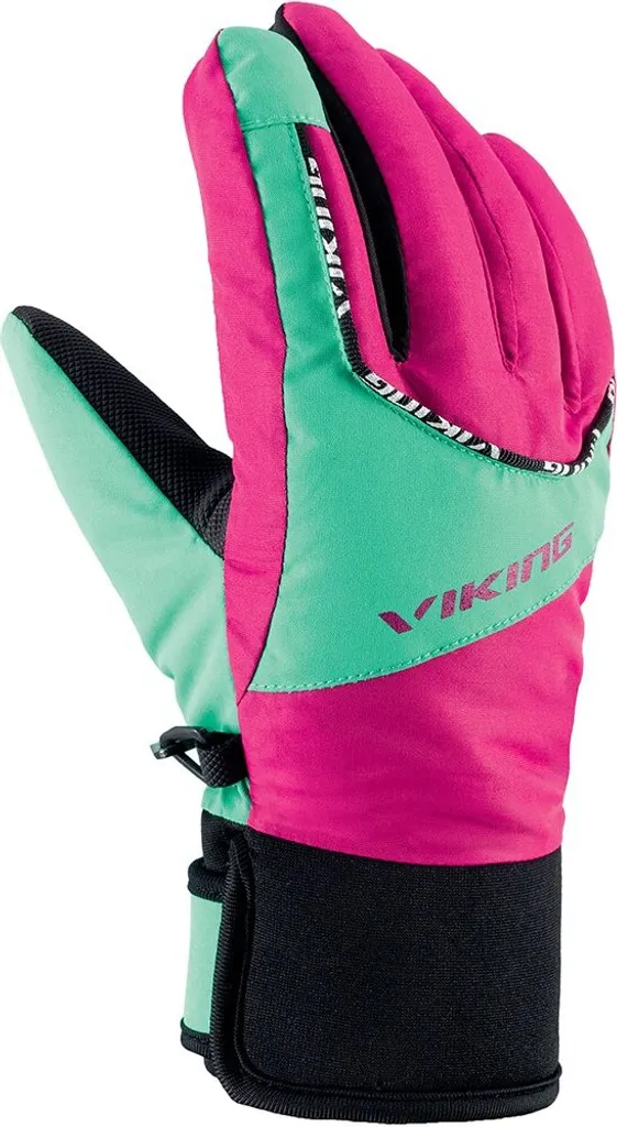 Gants Viking Fin multicolores taille 4 pour garçon - Accessoire d'hiver