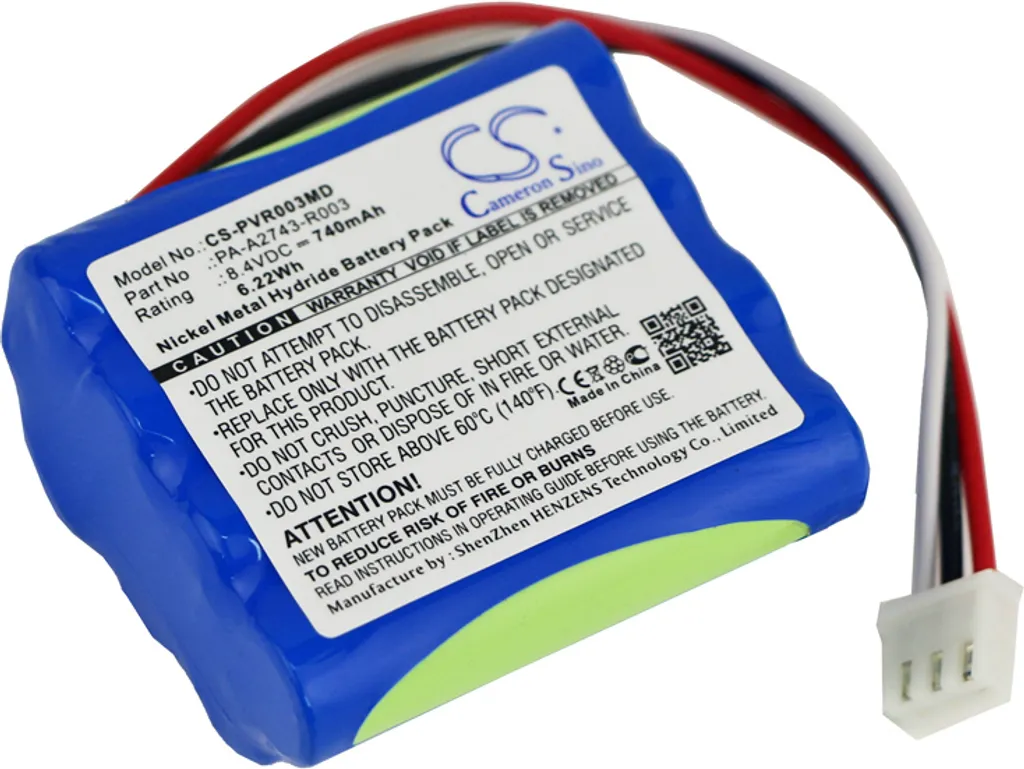 Batterie rechargeable pour VocaSTIM Physiomed et Vocastim Trainer