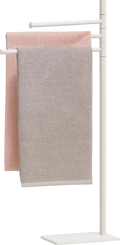 Porte-serviettes Relaxdays, H x l x P : 83 x 33,5 x 14 cm, Image du produit 