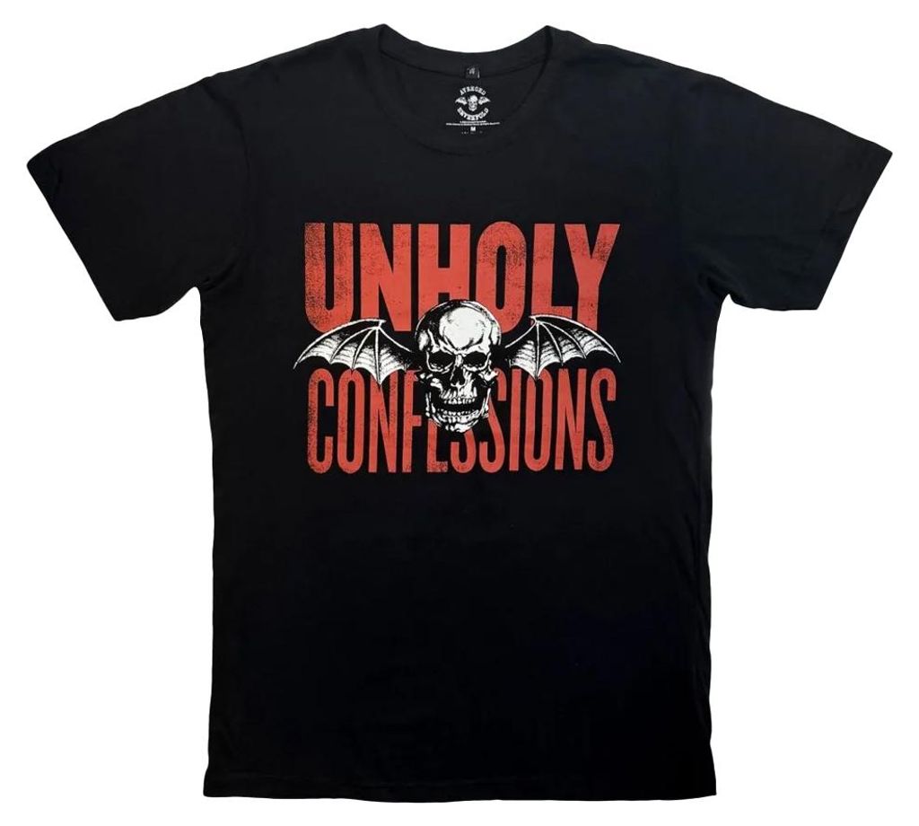 Avenged Sevenfold - "Unholy Confessions" T-Shirt für Herren/Damen Uni RO15579 (M) (Schwarz)
