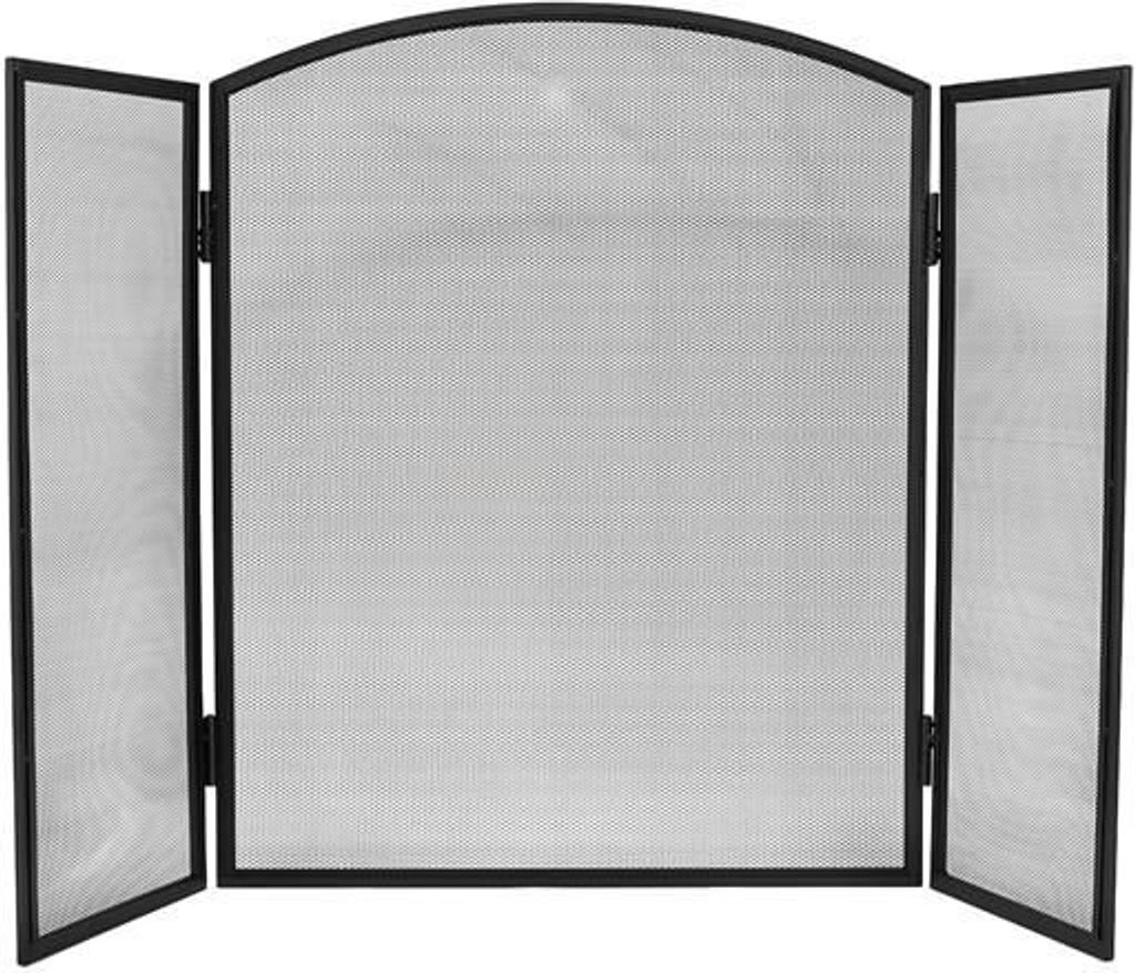 Kaminabdeckung Edelstahl Innen 118x76 cm Schwarz Produktbild 12