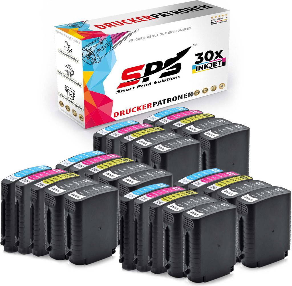 30x Tinten HP 940XL Multipack kompatibel für HP Officejet Pro 8500 W Drucker
