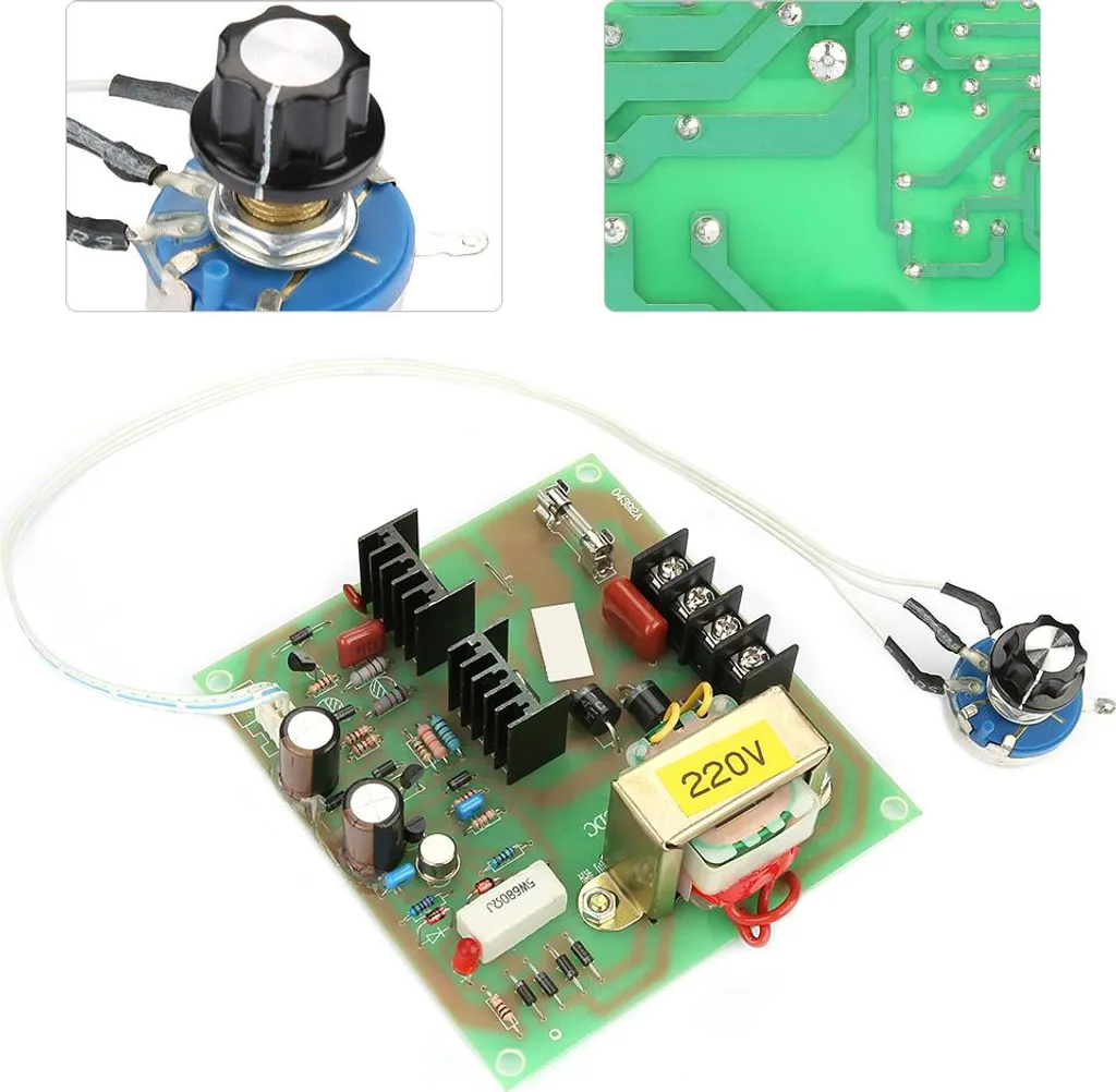 Variateur de puissance 220V pour moteur CC 750W avec boîtier de commande - 12